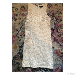 White lace dress